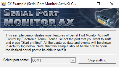 Serial Port Monitor ActiveX